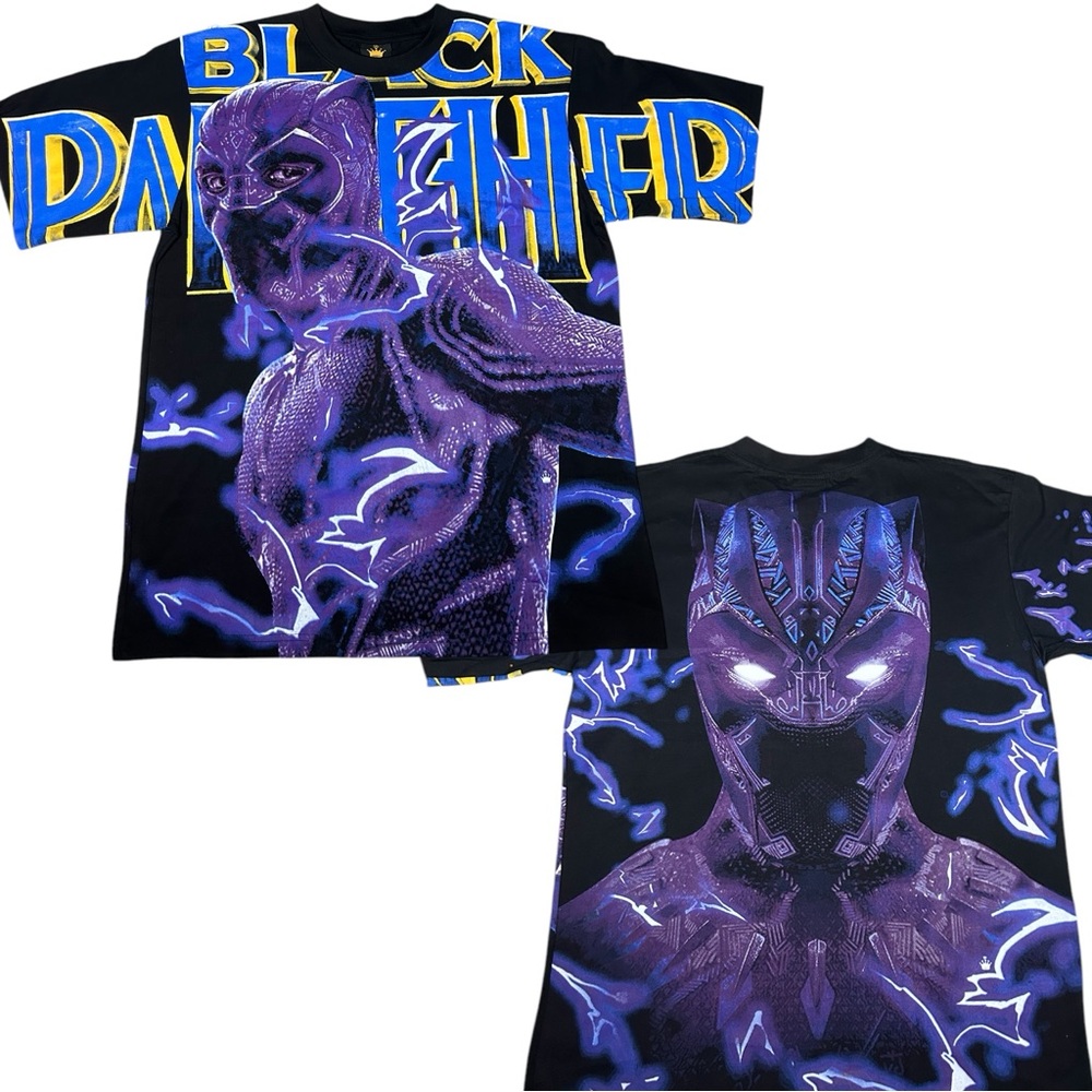 Black Panther AOP Marvel Modern Boot Tee